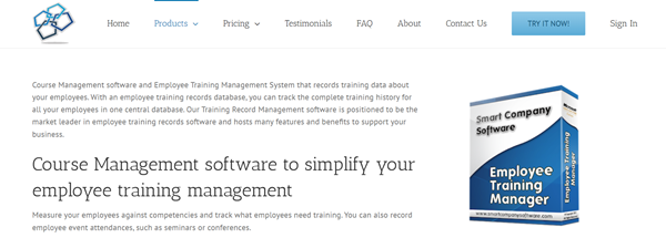 Training Record Software - Employee Training Manager by Smart Company Software